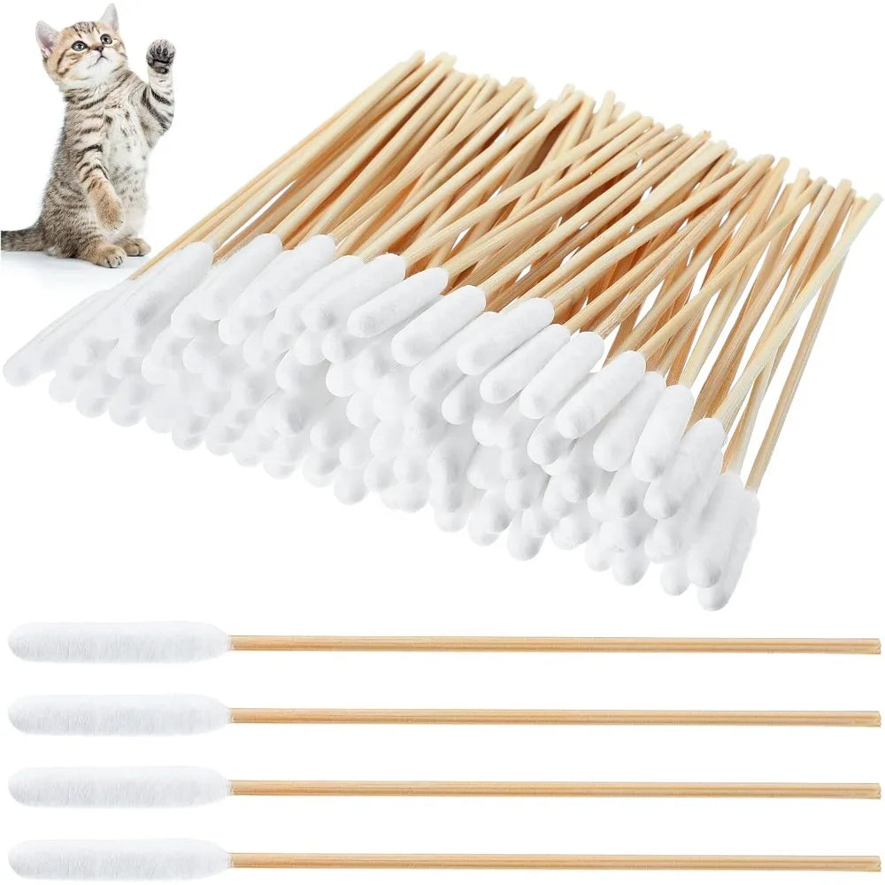 12/15cm Long Cotton Swabs ProfessionalCat - ProPawPet.com