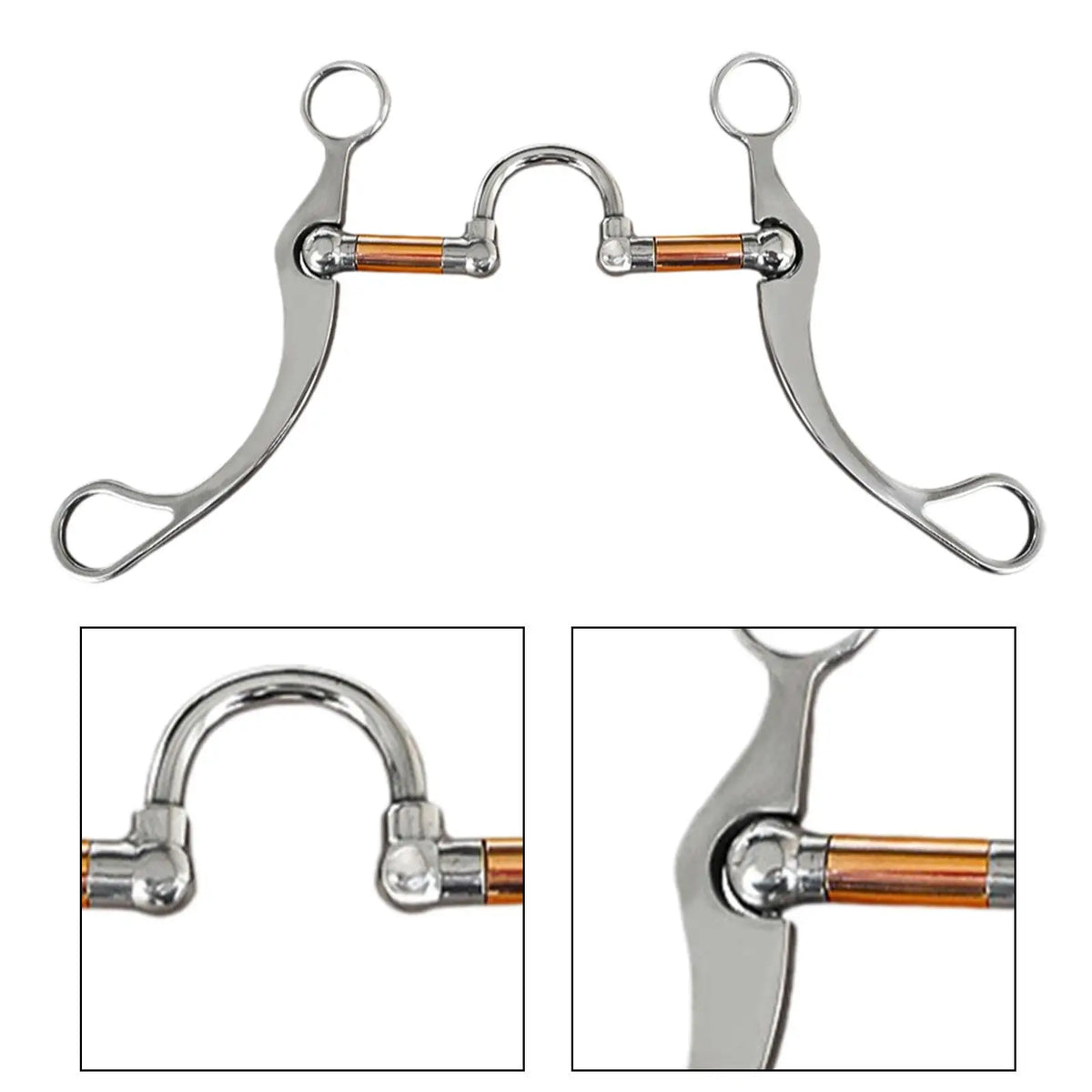 Stainless Steel Horse Bit Snaffle Full Cheek - ProPawPet.com