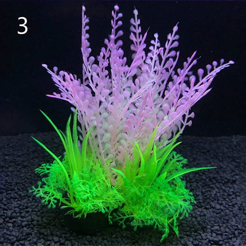 12 Kinds Artificial Aquarium Decor Plants - ProPawPet.com