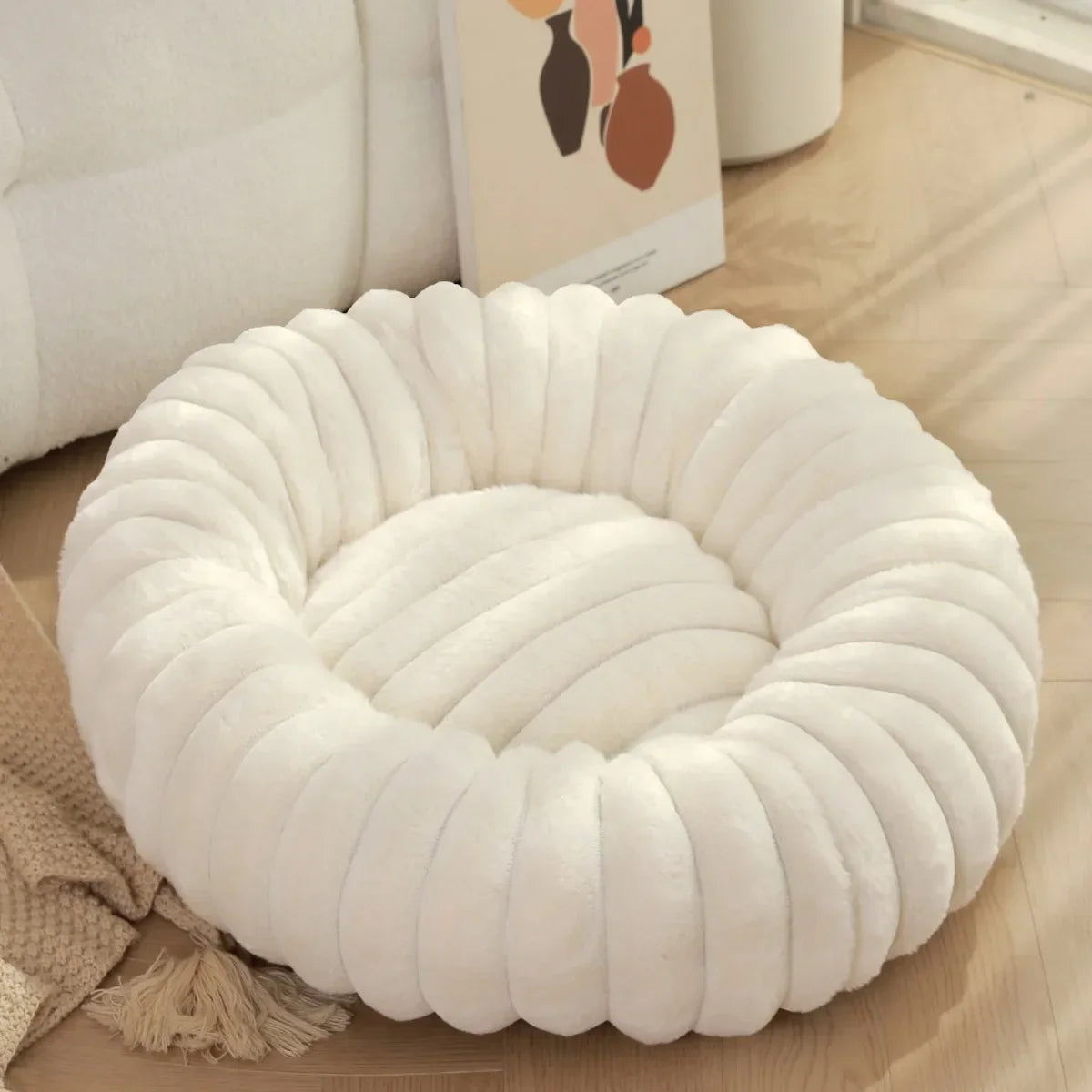 40-70cm Round Pet Bed for Dog Bed Super Soft - ProPawPet.com