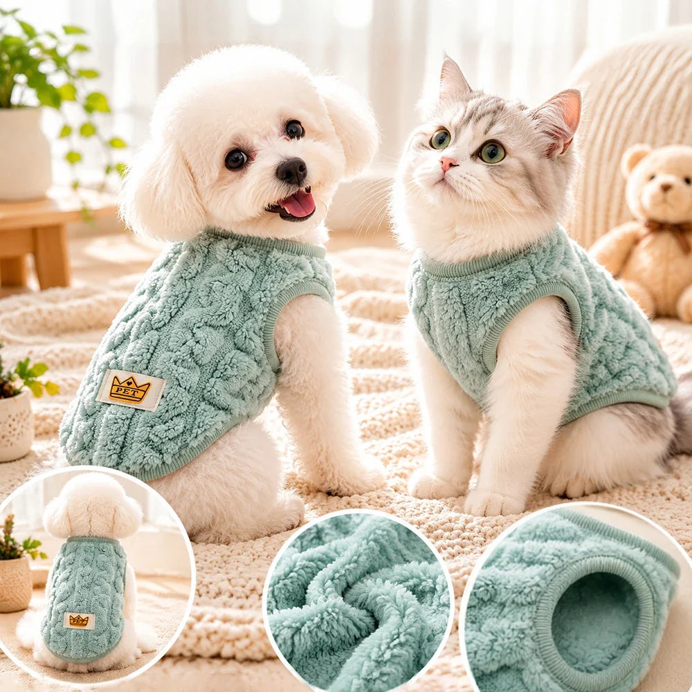 Soft Fleece Pet Vest Swater for Small Dogs - ProPawPet.com