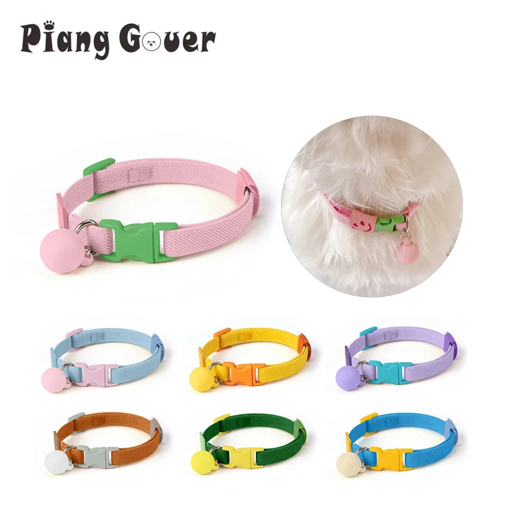 Cat Collar Elastic Webbing Puppy Necklace - ProPawPet.com