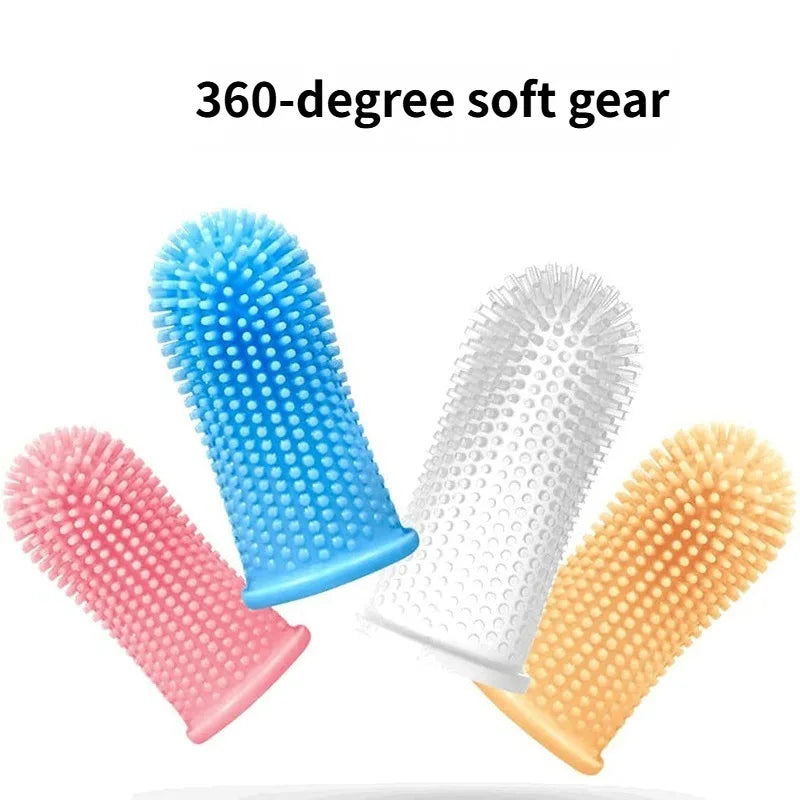 Pet Finger Toothbrush Dog Cat Teeth Cleaning - ProPawPet.com