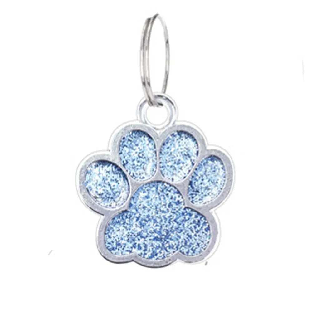 Cat & Dog Paw Print Tags, Personalized