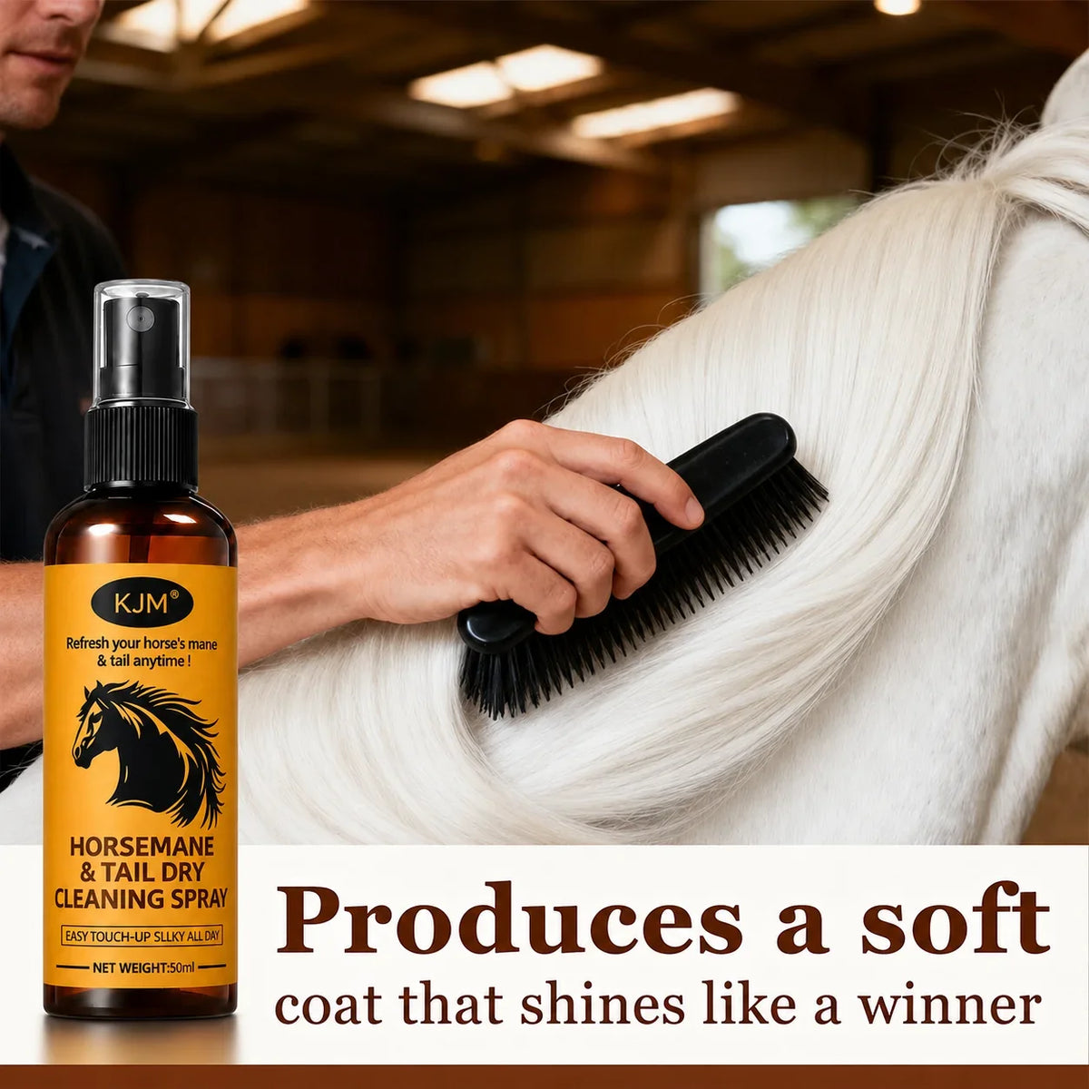 KJM Horse Mane Tail Detangling Spray Mild - ProPawPet.com