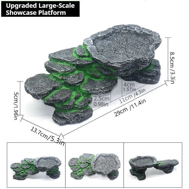Turtle Platform Rectangular Aquarium Fish - ProPawPet.com