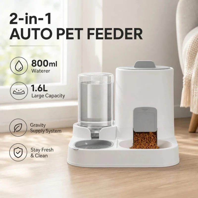 2 in 1 Automatic Pet Feeder and Water - ProPawPet.com