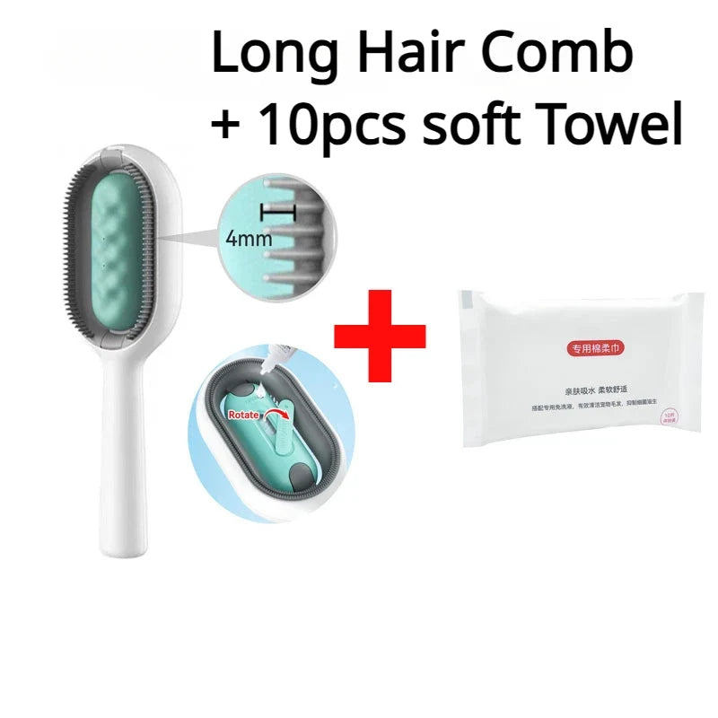 Double Sided Hair Removal Brushes for Cat & Dog Grooming Comb – Cat Supplies
