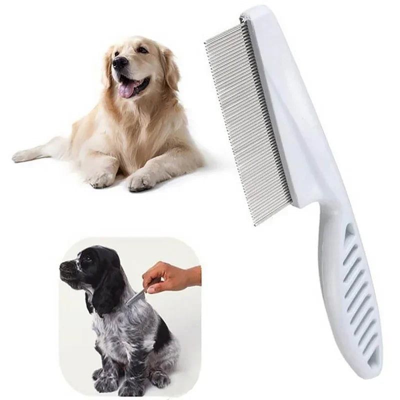 1pc Pet Hair Shedding Comb Stainless Steel - ProPawPet.com