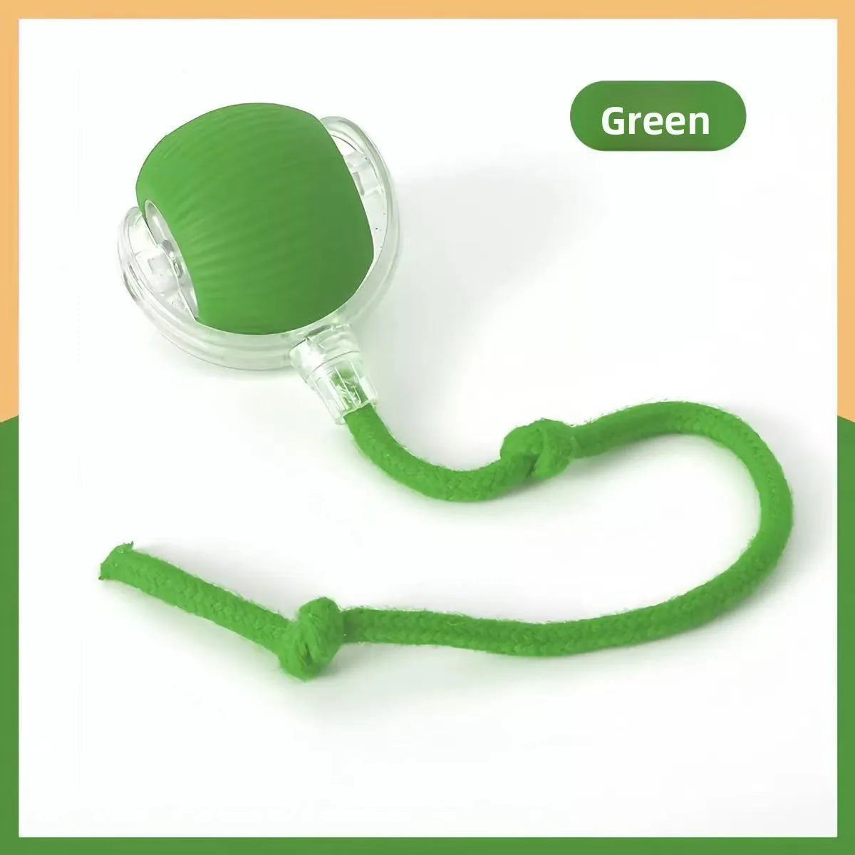 Silicone USB Rechargeable Smart Cat Plaything Ball – Balls, Ropes & Fetch Toys