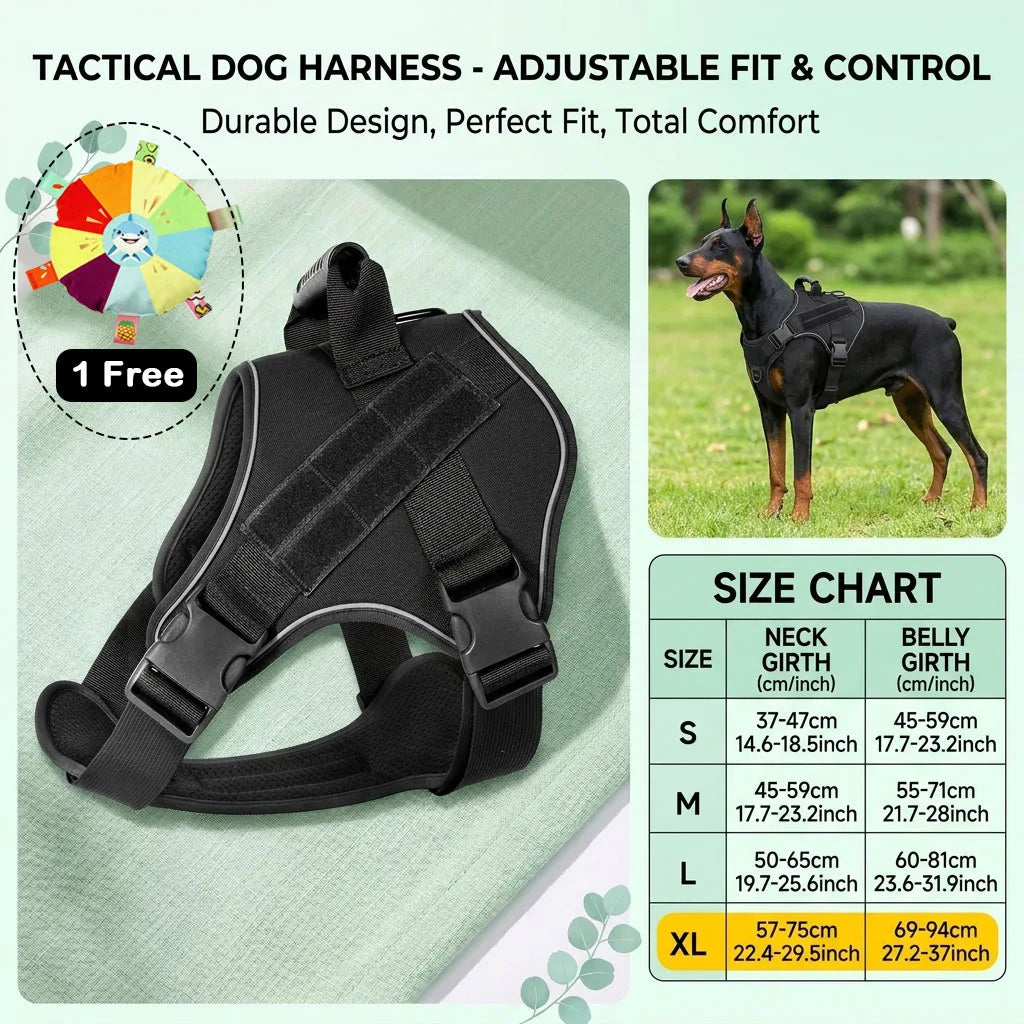 Tactical Dog Harness for Large Dogs No Pull - ProPawPet.com