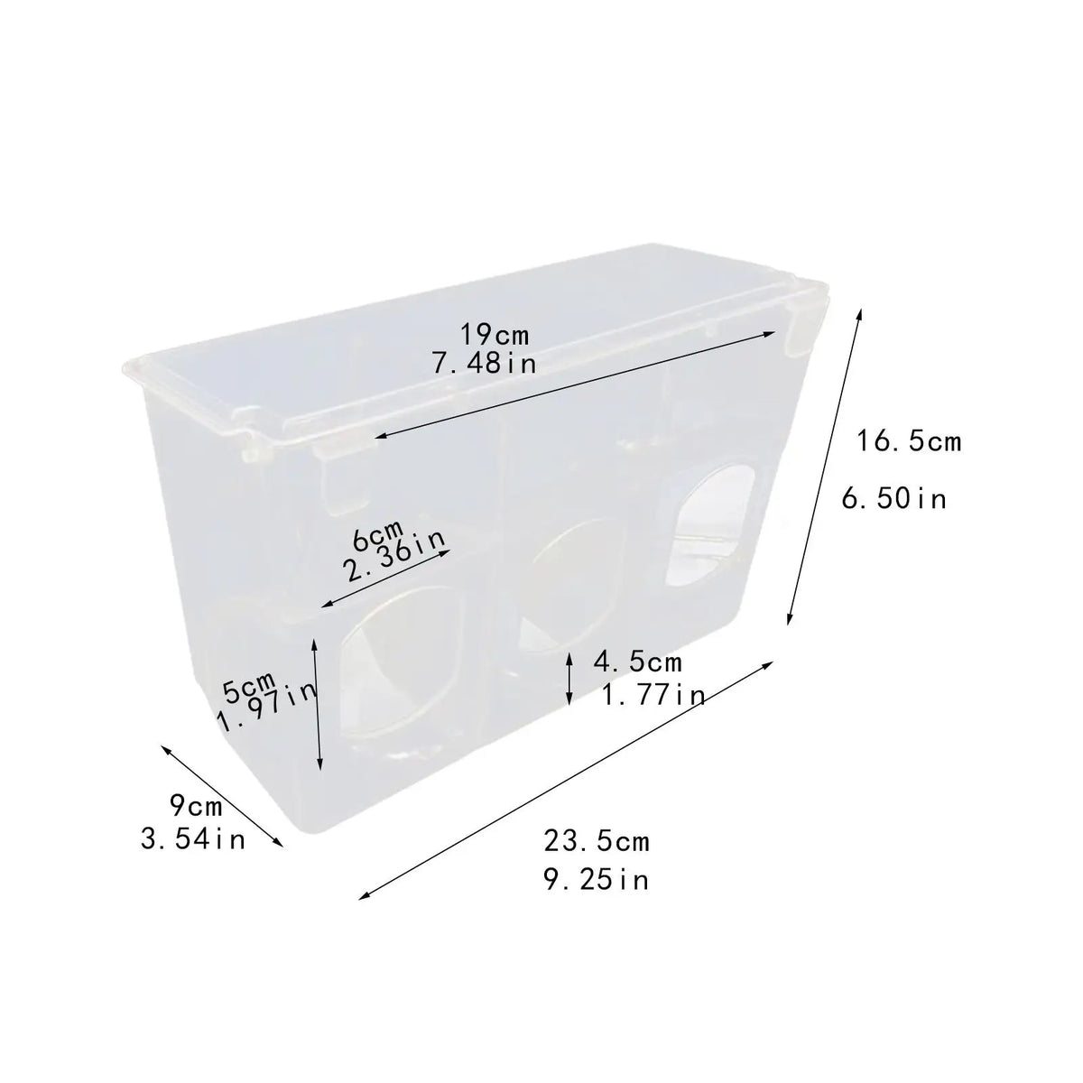 Automatic Bird Feeder Slot for Enclosure – 3 Colors