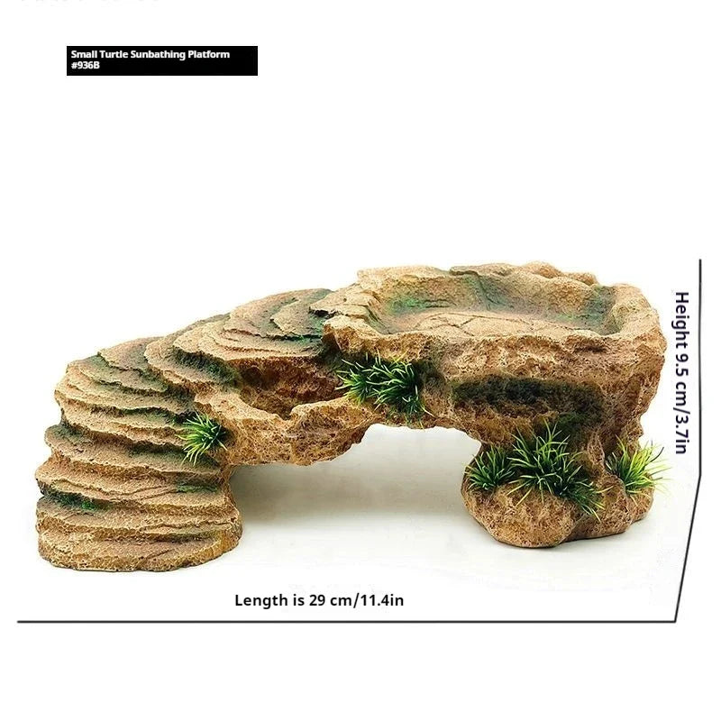 Turtle Platform Rectangular Aquarium Fish - ProPawPet.com
