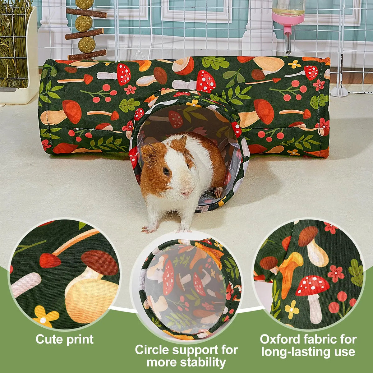 Guinea Pig Tunnel 3 Way Washable Hideout - ProPawPet.com