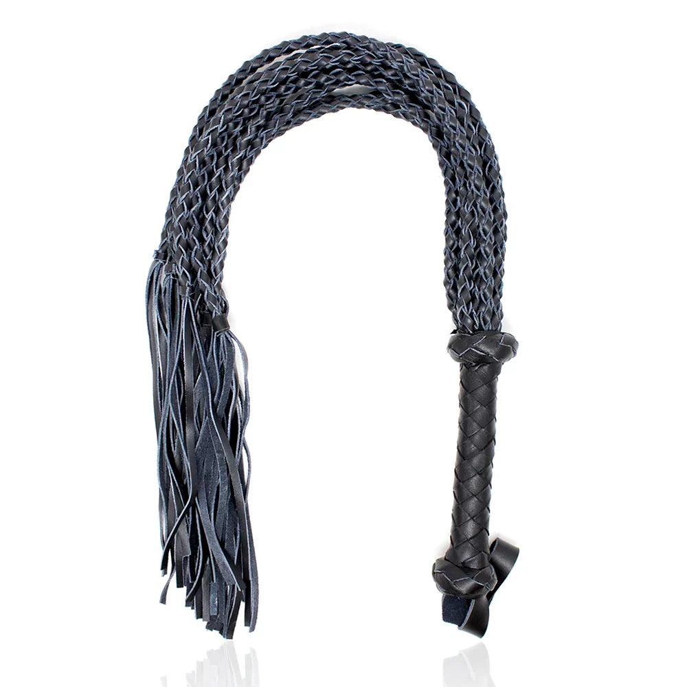 Equestrian Horse Whips,real Leather Cowhide Riding Whip – 2 Colors
