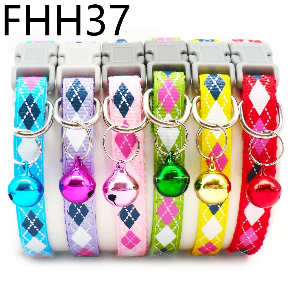 12Pcs Collars Cute with Bells Pet Necklace - ProPawPet.com