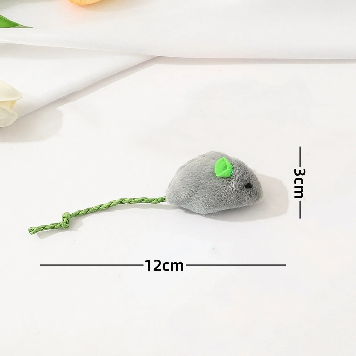 Rattle Cat Mouse Toys Also Prefilled Catnip Faux Fur, Interactive