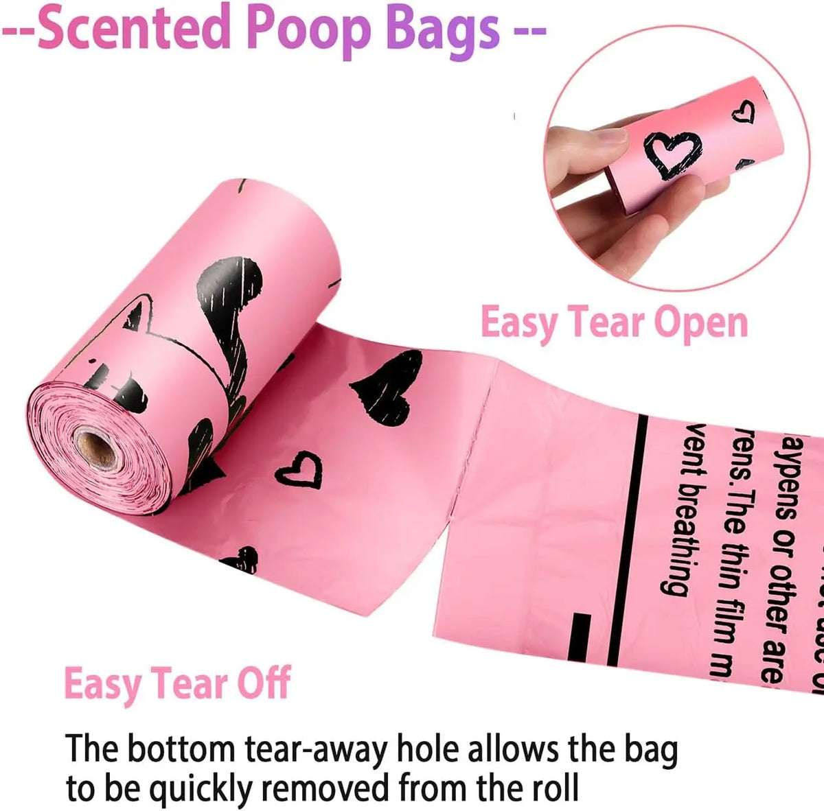 Pet Biodegradable Trash Bag Dog Poop Bags - ProPawPet.com