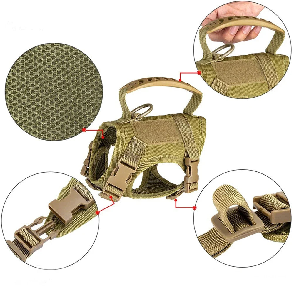 Tactical Nylon Cat Harness Leash Patch Kit - ProPawPet.com