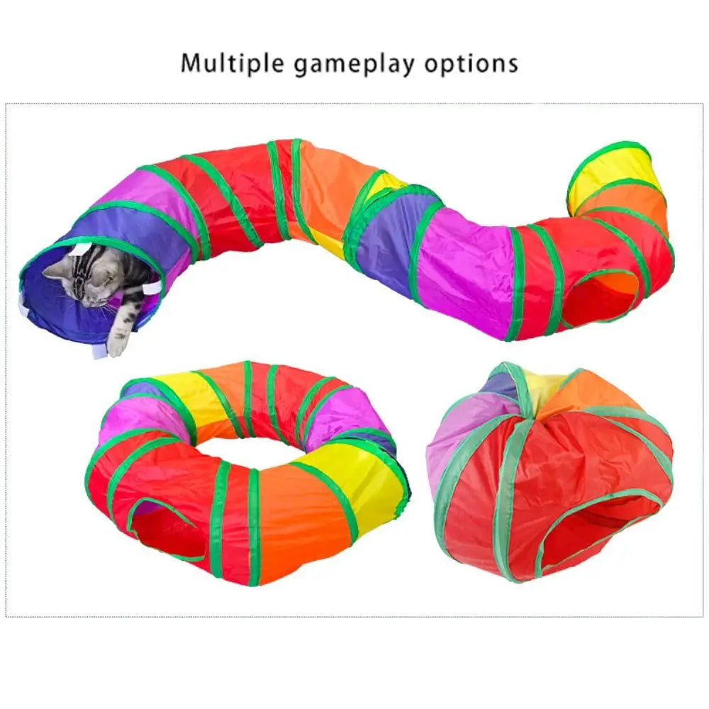 Polyester+Steel Wire Cat Tunnel Tube - ProPawPet.com