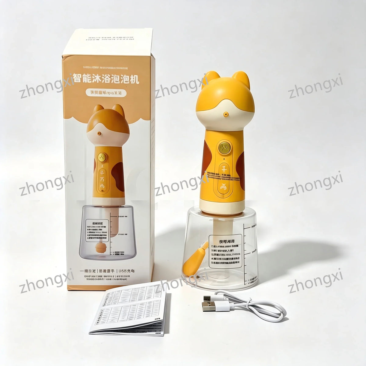 Rechargeable Pet Foaming Ma Dog & Cat Bath Foam Dispenser – 13 Colors