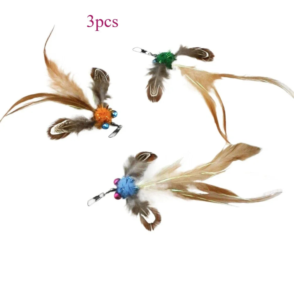 Artificial Goldfish Cat Toy Stick Replaces Head Teasing for Aquariums