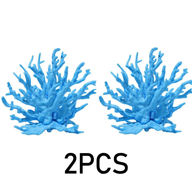 Resin Fake Coral Aquarium Decoration for Water Plant