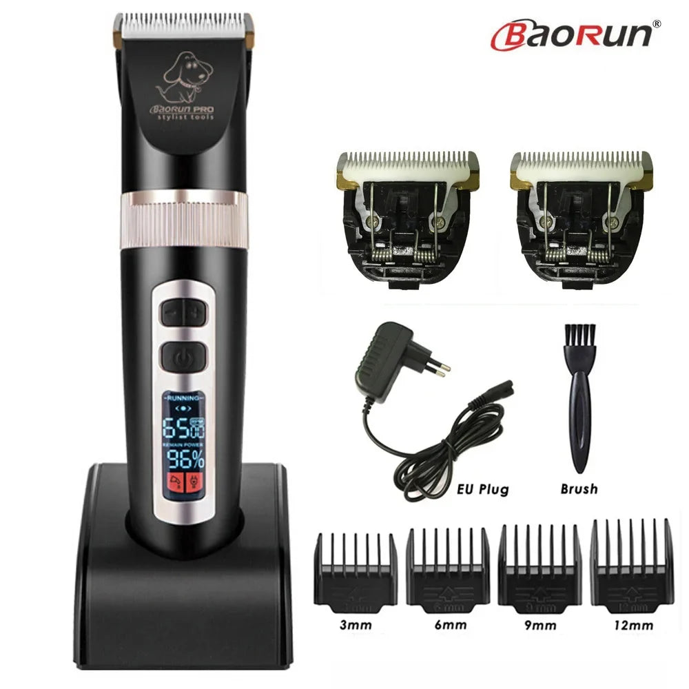 BaoRun P9 Dog HairClipper Professional LCD - ProPawPet.com