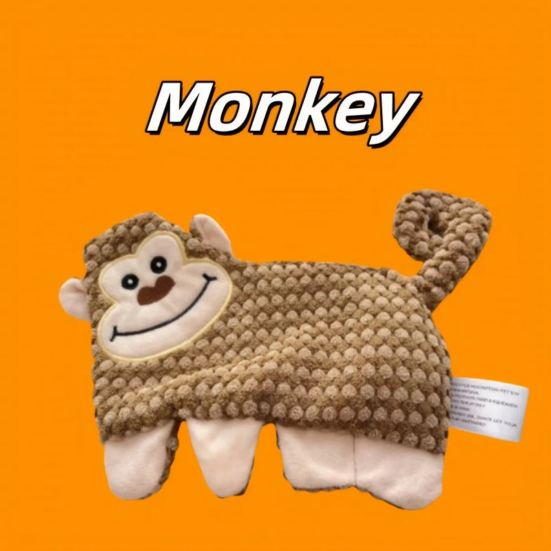 Dog Squeak Toys, No Stuffing Plush Chew Toy, Durable