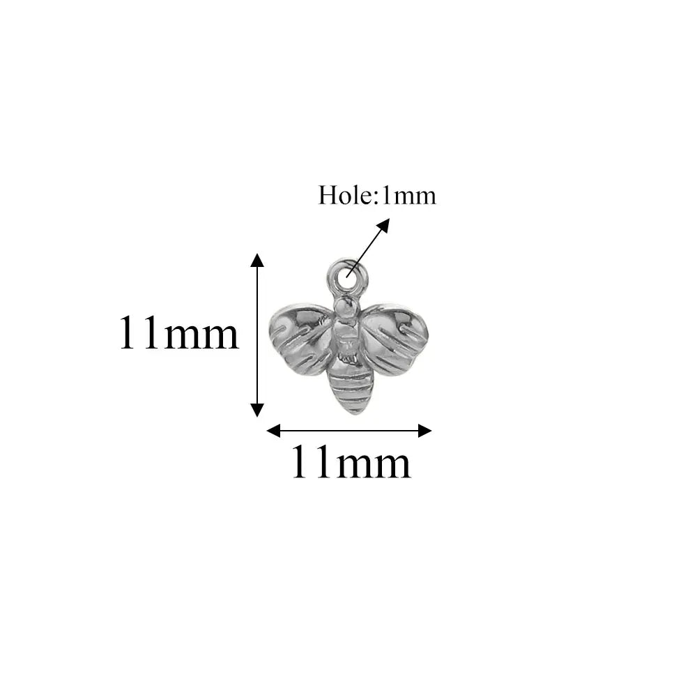 5pcs Stainle Steel Gold Animal Charms For - ProPawPet.com