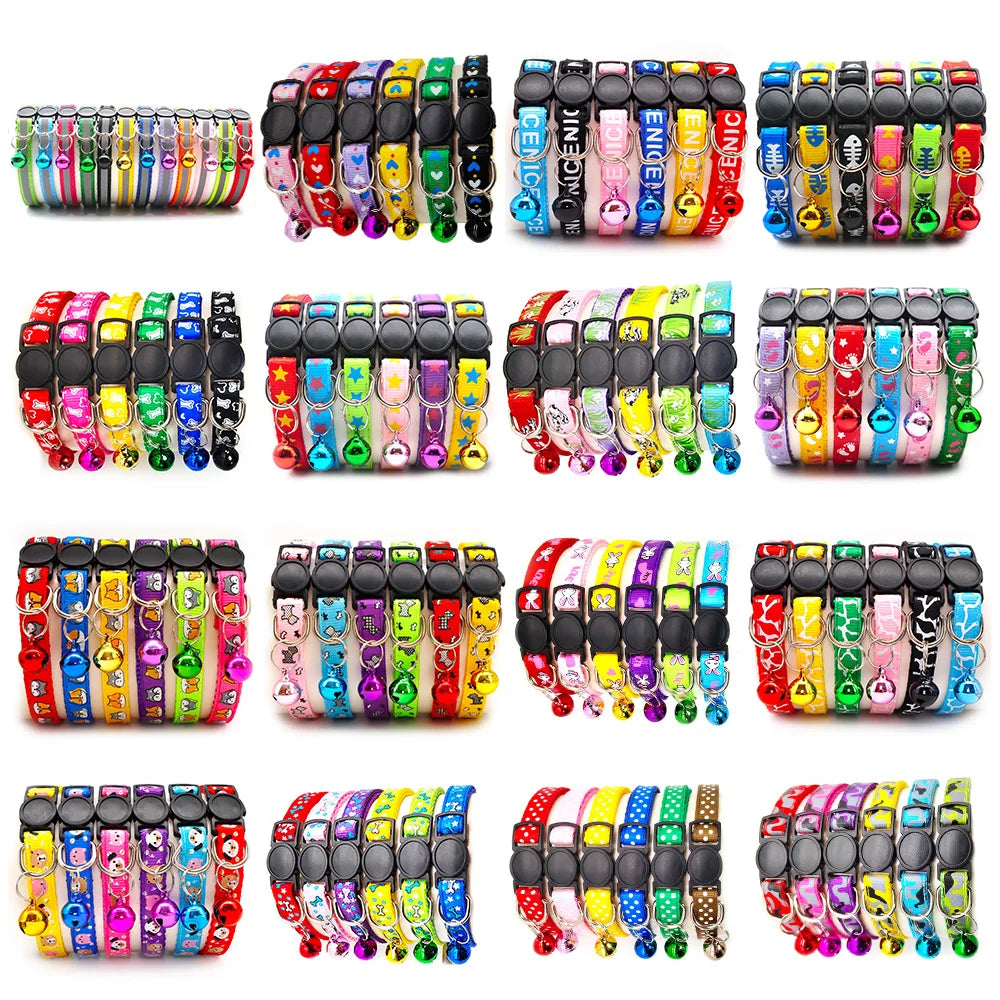 12Pcs Cute Bell Pet Collar Teddy Bomei Dog - ProPawPet.com
