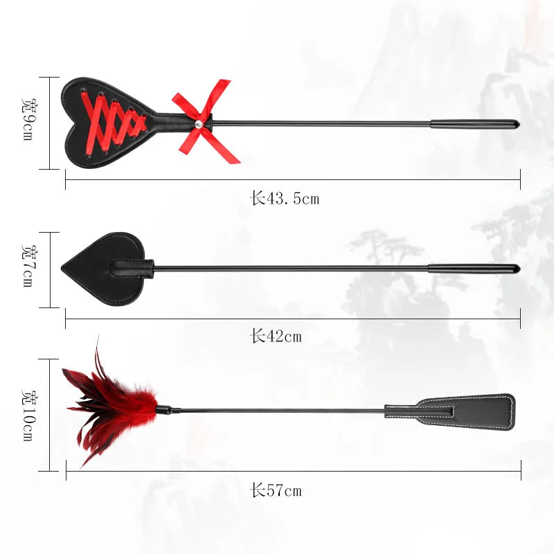 Pu Leather Feather Paddles,,Whip Spanking - ProPawPet.com