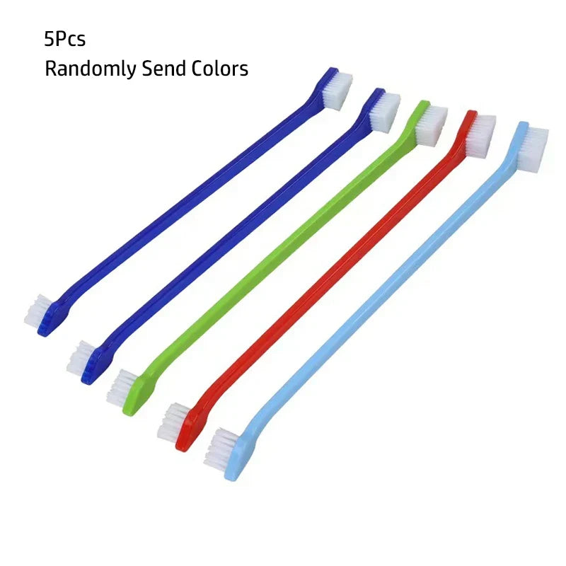 1 22cm Handle Tooth Brush for Dog & Cat Plastic Healthy – 3 Colors