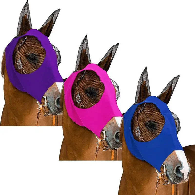 Anti-Fly Mesh Equine Mask Stretch Horse Fly - ProPawPet.com