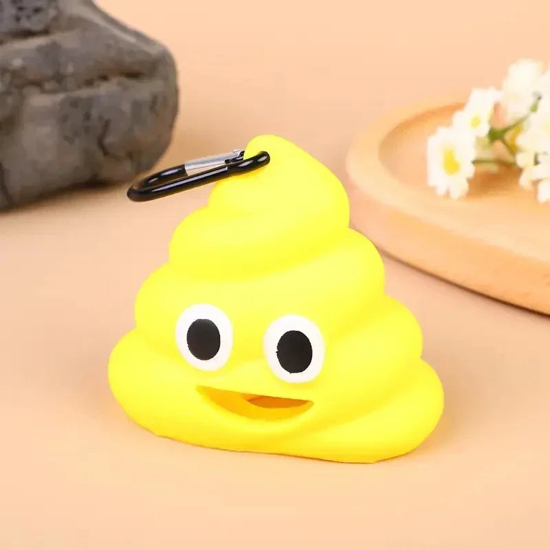 Creative Poop Shaped Pet Waste Pouch, Portable