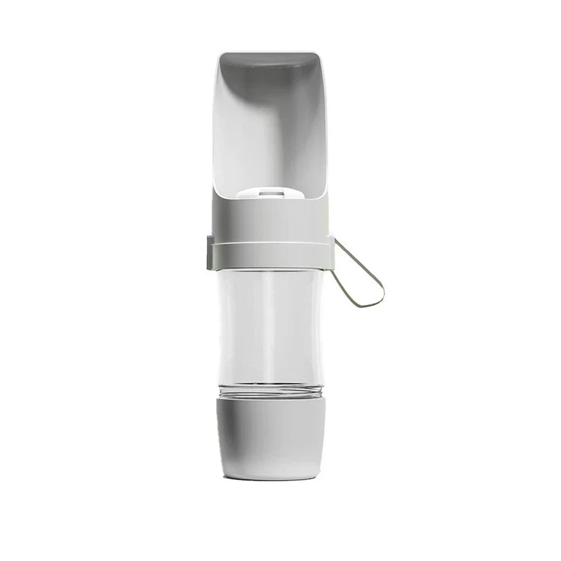 Foldable Pet Travel Water Bottle Portable with Food Container