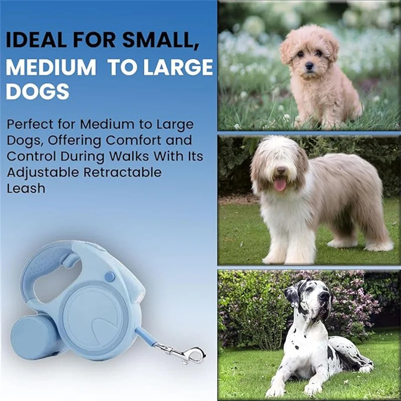 Retractable Dog Fancy Leash with Flashlight - ProPawPet.com