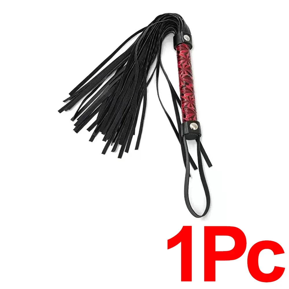 Leather Horse Whip – 2 Colors