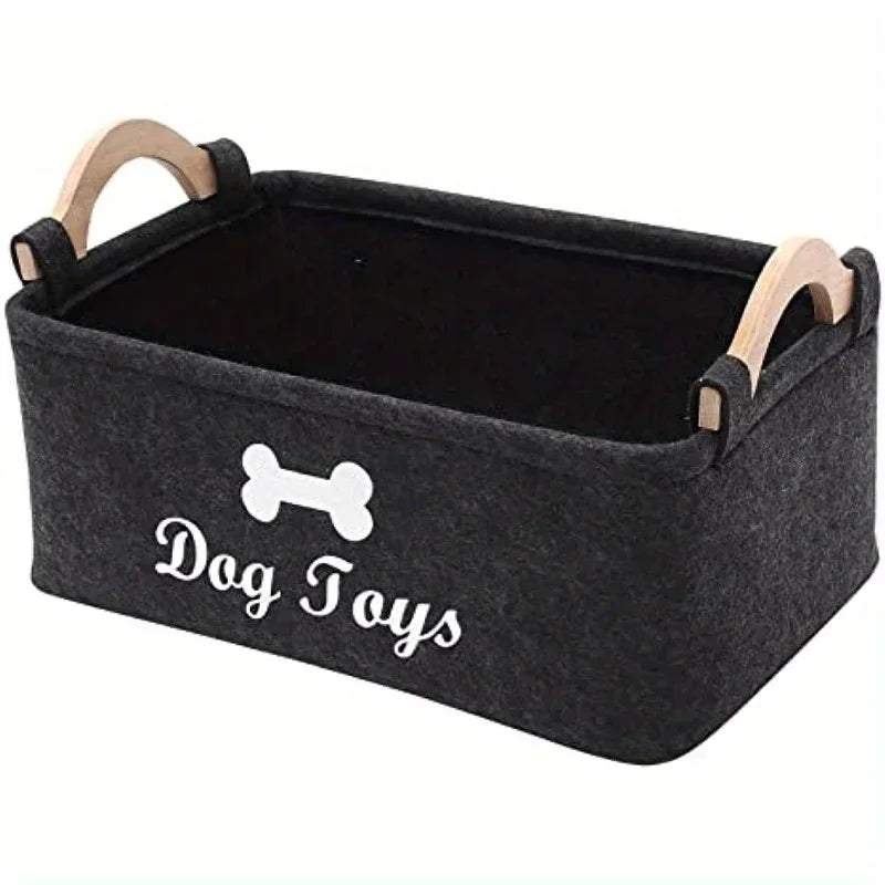 Felt Pet Toy Box, Dog Toy Box, Storage - ProPawPet.com