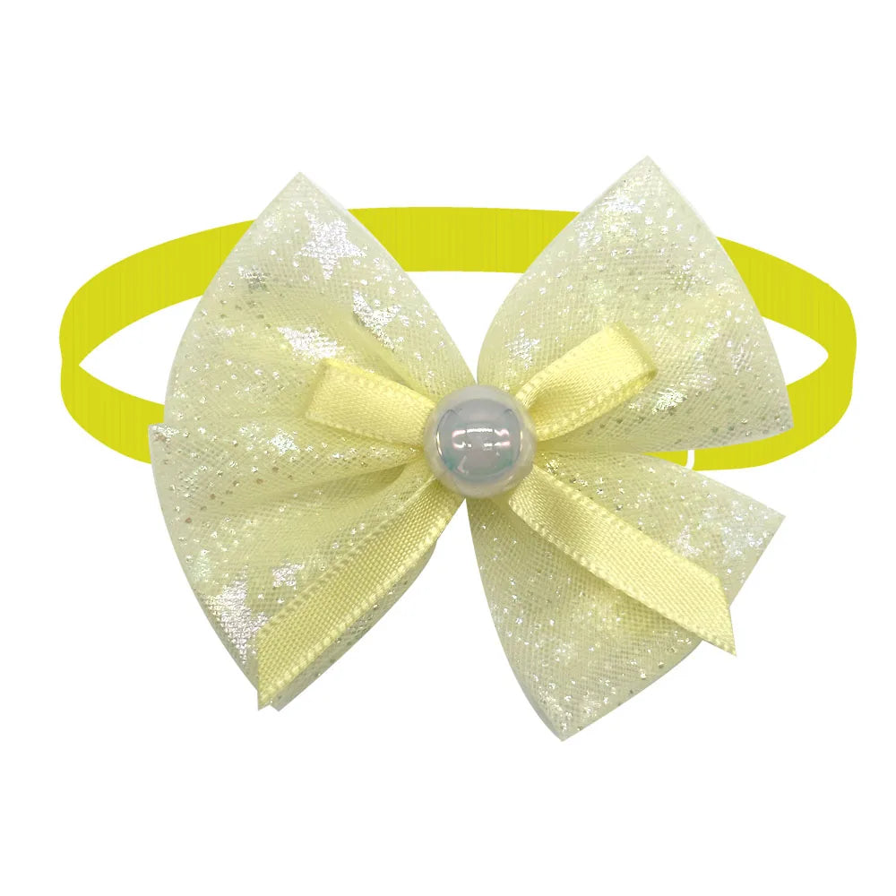 50/100pcs Pet Dog Bow Ties Collar Spring - ProPawPet.com