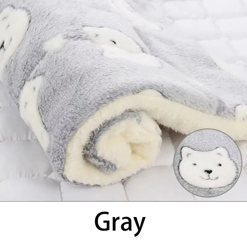 KEMORELA Flannel Pet Sleeping Mat Dog Bed - ProPawPet.com