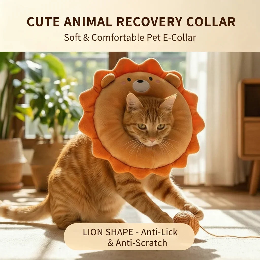 Cute Pet Cat Elizabethan Collar Dog Cat - ProPawPet.com
