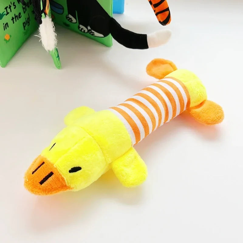 Dog Plush Doll Squeaky Toy Bite Resistant - ProPawPet.com
