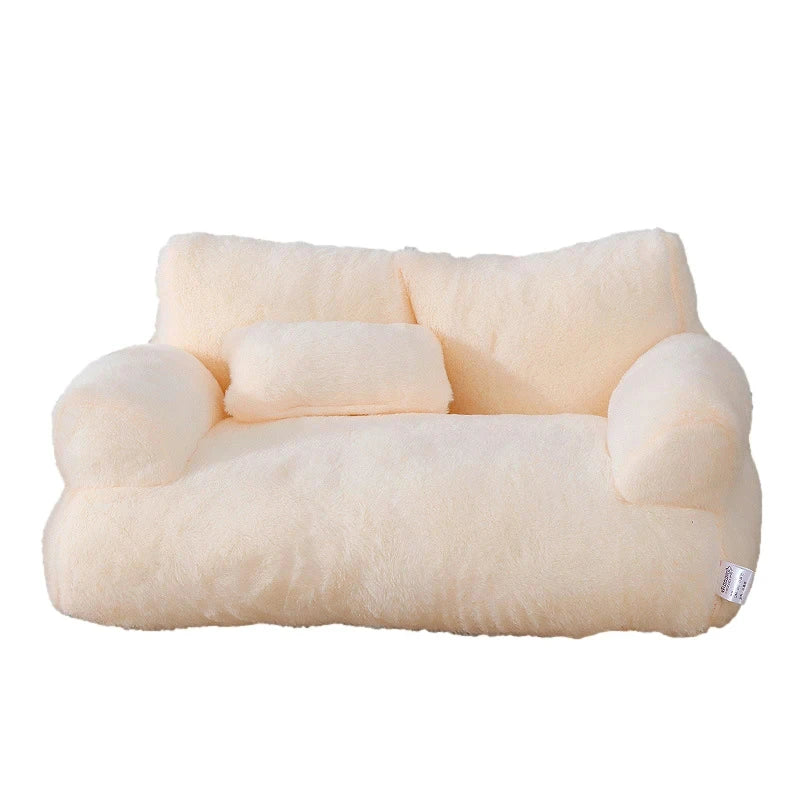 Luxury Cat Bed Sofa Winter Warm Nest – 4 Colors