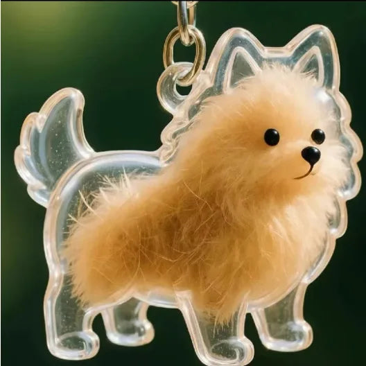 Dog Hair Storage Cute Pendant Keychain Bag - ProPawPet.com