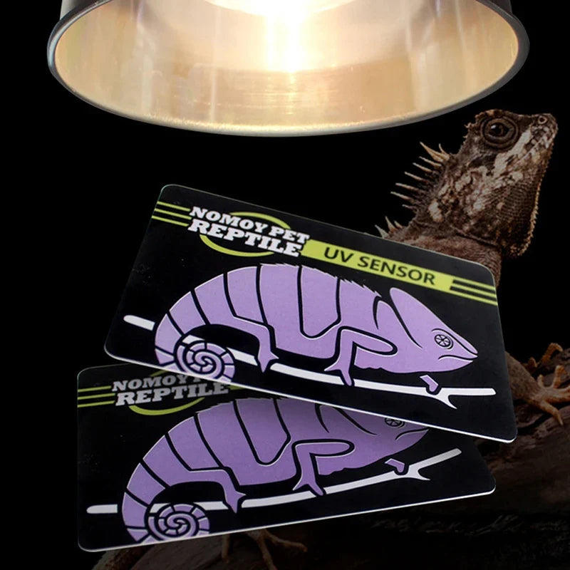 Reptile UVB Light Lamp Bulb Test Card UV Paper Tester Meter