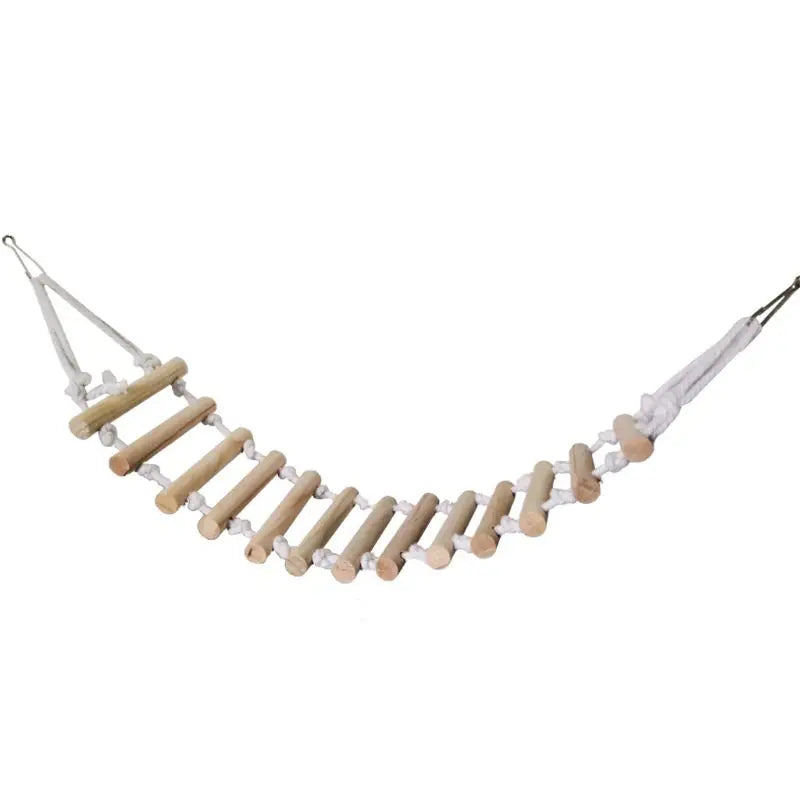 new Parrot Swing Ladder Natural Wood Bird - ProPawPet.com