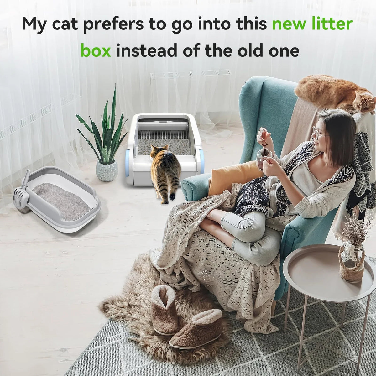 Open Smart Cat Litter Box Automatic Self - ProPawPet.com
