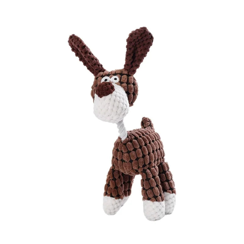 Dog Plush Doll Squeaky Toy Bite Resistant - ProPawPet.com
