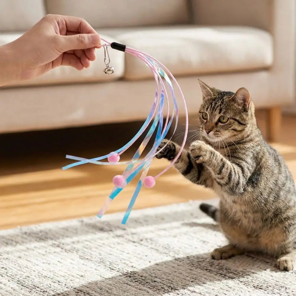 Colorful Tassels Cat Teaser Refills Soft - ProPawPet.com